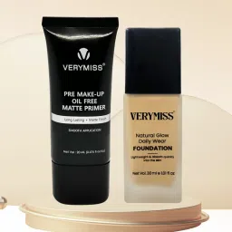 Verymiss Foundation + Oil Free Primer Medium Tone (VMFD06-03, VMPR02) image 5