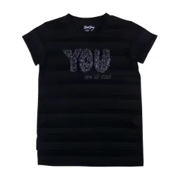 Gini & Jony Kids Black Embellished Top image 1