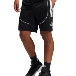 Adidas Black Loose Fit Shorts-image-73