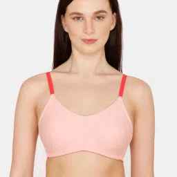 Zivame Powder Pink Non Wired Non Padded T-Shirt Bra-picture-18