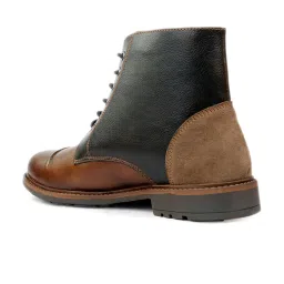 Shences Tan Derby Boots image 4