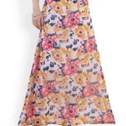 Belle Fille Multicolor Floral Print Skirt-picture-23