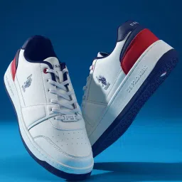 U.S. Polo Assn. Men's FINN Off White Casual Sneakers image 1