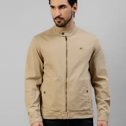 Royal Enfield Unlined Twill Khaki Regular Fit Jacket image 1