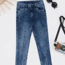 Pantaloons Junior Girls Blue Indigo Jeans-picture-26
