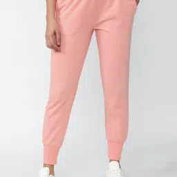 Forever 21 Pink Regular Fit Mid Rise Joggers image 1
