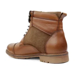 Shences Tan Derby Boots image 4