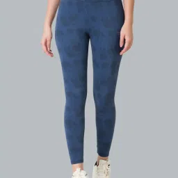 Van Heusen Blue Printed Leggings image 1