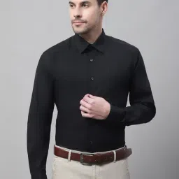 Cantabil Black Regular Fit Shirt-image-68