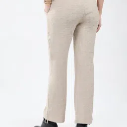 Monte Carlo Beige Solid Trousers image 2