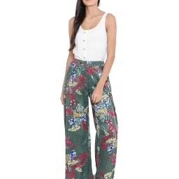 Oxolloxo Floral Gazing Tie-Knot Multicolor Palazzo image 4