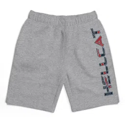 HELLCAT Kids Grey Printed Shorts image 1