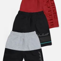 HELLCAT Kids Multi Printed Shorts (Pack Of 3) image 1