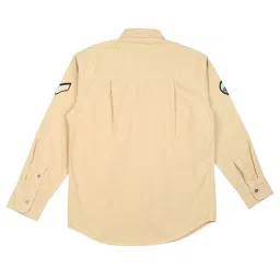 Palm Tree by Gini & Jony Kids Beige Solid Shirt image 2