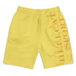 HELLCAT Kids Yellow Printed Shorts image 1