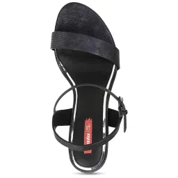 Bata Women's Navy Ankle Strap Stilettos image 3
