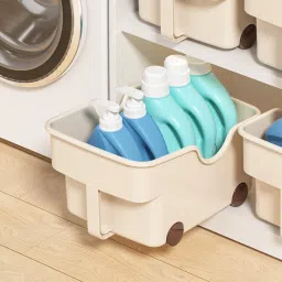 ARHAT ORGANIZERS Multi-Utility Basket With Wheels (Pack of 2) image 4