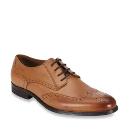 Ruosh Men's Tan Brogue Shoes image 1