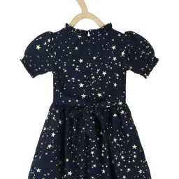 allen solly junior Allen Solly Kids Navy Printed Frock image 2