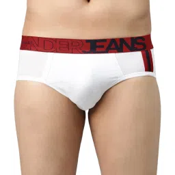 UnderJeans by Spykar White Briefs image 1