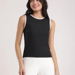 Fablestreet Black Relaxed Fit Top-image-27