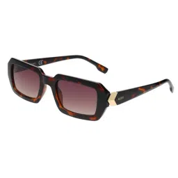 SCOTT Brown UV Protection Rectangular Sunglasses for Women-picture-16