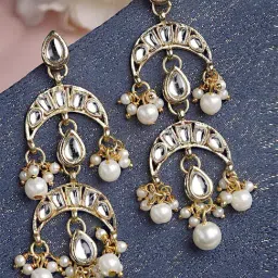 Karatcart Gold-Tone Plated Earrings for Women-image-38