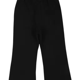 allen solly junior Allen Solly Girls Black Solid Trackpants image 2