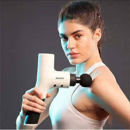 beatXP Bolt Prime Deep Tissue Massager Gun (Ivory White) image 2