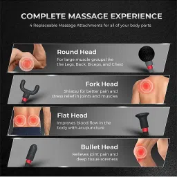 beatXP Bolt Prime Deep Tissue Massager Gun (Ivory White) image 5