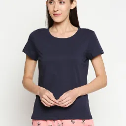Dreamz by Pantaloons Navy Round Neck T-Shirt image 1