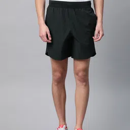 UNDER ARMOUR Men Black Stretch-Woven Solid Sports Shorts-picture-36