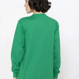 Lounge Dreams Green Printed Sweatshirt image 2