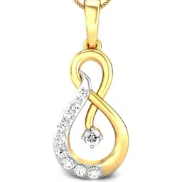 Candere by Kalyan Jewellers 18k Yellow Gold Pendant for Women-picture-13