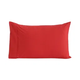 Maspar Red Cotton 200 TC Bed Sheet Set image 3