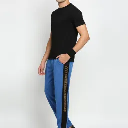 Fitz Blue Slim Fit Trackpants image 5