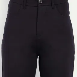 Broadstar Navy High Rise Trousers image 5