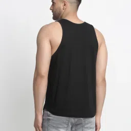 Friskers Multi Cotton Slim Fit Printed Gym Vest - Pack of 2 image 3