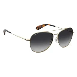 Polaroid Grey UV Protection Aviator Sunglasses for Men image 3