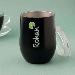 FNP Black Stainless Steel Personalised Mug (325ml)-picture-33