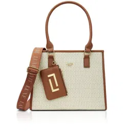 LAVIE LUXE Quad25 Off White Printed Medium Satchel-image-52