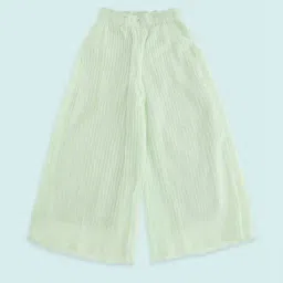 Pantaloons Junior Mint Green Regular Fit Trousers-picture-20