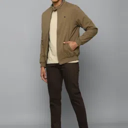 Allen Solly Brown & Green Cotton Regular Fit Quilted Jacket image 5