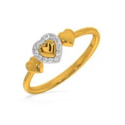 Kisna Diamond & Gold Jewellery Emily for her 14k (585) Diamond & Gold Ring For Women-picture-15