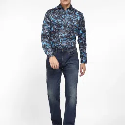 Jack & Jones Multi Cotton Slim Fit Printed Shirt image 5
