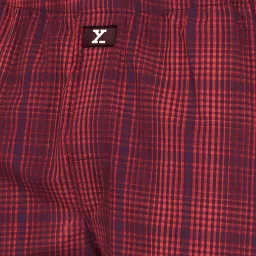 XYXX Red & Blue Check Boxers - Pack of 2 image 4