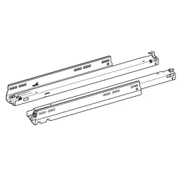 Hettich Actro You Drawer Runner AvanTech YOU Steel Left Side 70 Kg Load Capacity, 450 mm, 9318198 image 2