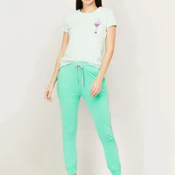 Ginger by Lifestyle Green Cotton Lounge Pants image 4