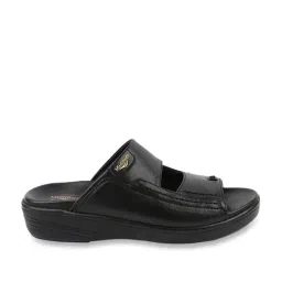 MediFeet Men's Twin Roof II Black Toe Ring Sandals-picture-31