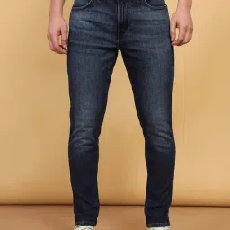 Wrangler Bostin Dark Indigo Blue Slim Fit Lightly Washed Jeans-picture-12